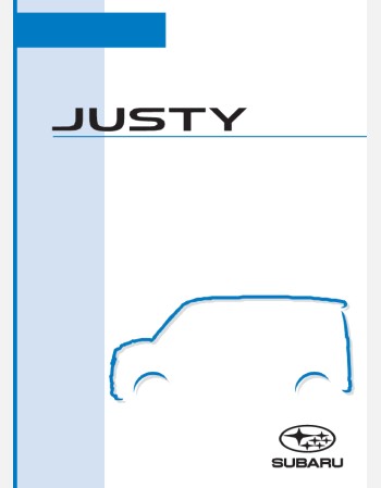 subaru justy 2020 2021 2022 owners manual in english